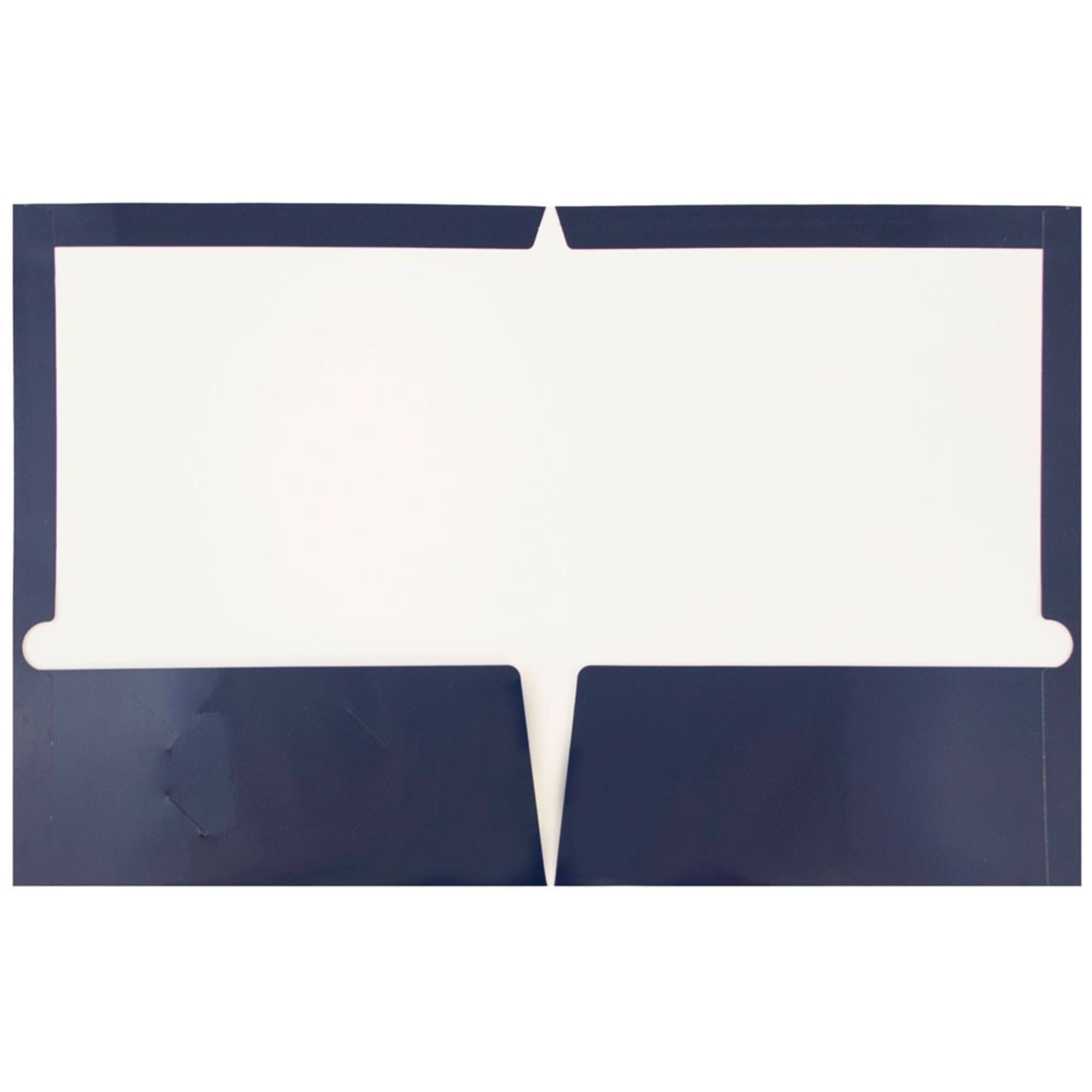 JAM Paper Laid Back Glossy Laminated Two Pocket Folders, 6ct.